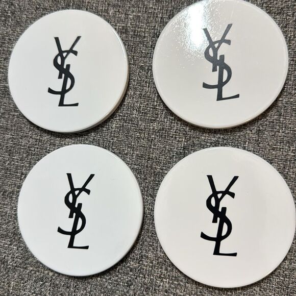 YSL White Coasters Set - Picture 3 of 5